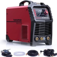 Saldatrice arccaptain TIG200P AC/DC Inclusa di pedale