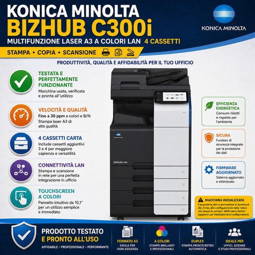 Konica minolta bizhub - bizhub, c300i