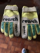 Guanti da portiere REUSCH in pelle Vintage con uno spelone ma complessivamente b