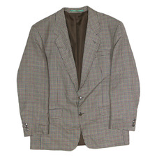 Giacca Button In Lino A Righe