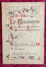 LA CALLIGRAFIA nelle Scuole Secondarie 1939