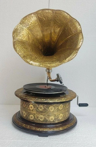 Antico grammofono hmv - grammofono,