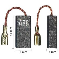 Spazzole carbone carbone per smerigliatrice dritta Bosch GGS 28, GGS 28 L