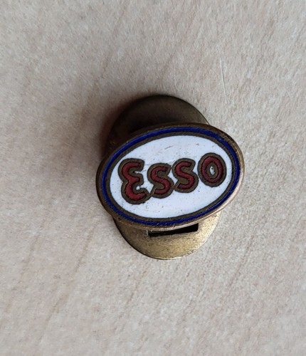 Vintage enamel esso oil - vintage,