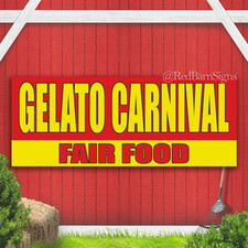 Insegna Striscione GELATO
