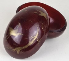 Scatola Forma Uovo Cartapesta