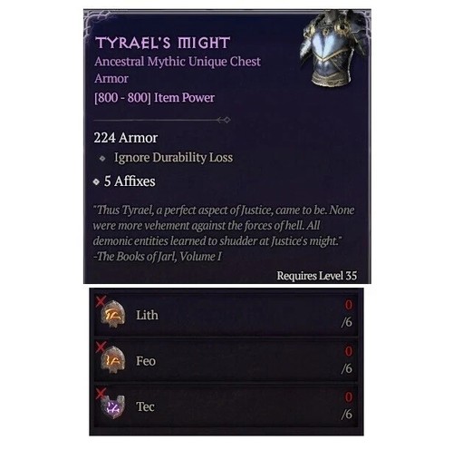 Diablo tyrael might mythic - 4,