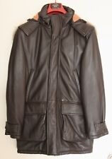 Paul & Shark giaccone pelle vintage imbottito S (veste M o L)