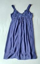 Lavand Abito Donna Coctail Pomeriggio Sera Blu Lavanda - Tg. M