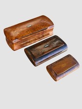 Antique Treen Snuff Boxes