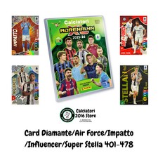Panini Calciatori Adrenalyn XL 2025-26 card Influencer/Impatto/Stella N. 401-478