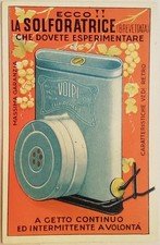 CARTOLINA VOLPI DAVIDE CASALROMANO MANTOVA SOLFORATRICE SPADONI PUBBLICITARIA