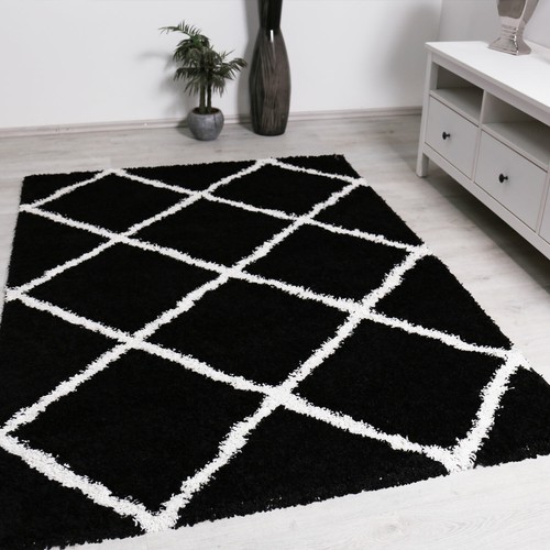 Shaggy tappeto rombo design - tappeto,