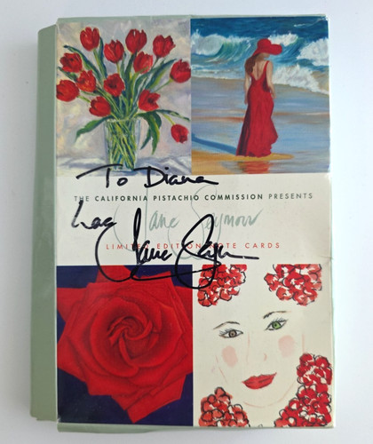 Jane seymour signed note card - jane,