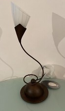 SIBILLA cod.1188 di "LAMP INTERNATIONAL" lume mont. ruggine vetro murano