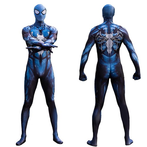 Costume spider man venom blu - costume,