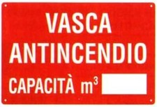 CARTELLO SEGNALETICO - vasca