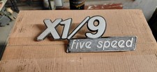 logo stemma fregio X1/9 1500 five speed