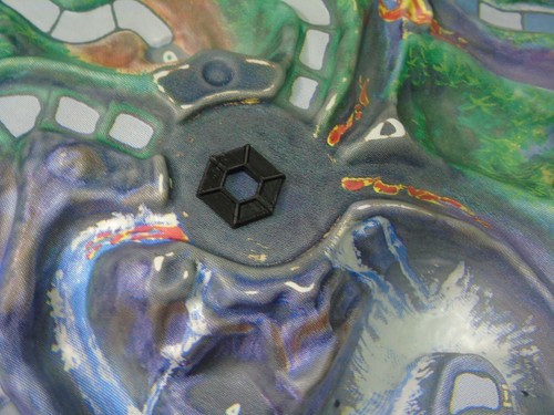 Black token hexagon - token,