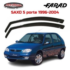 DEFLETTORI CITROEN SAXO (1996-2004) 5 PORTE FARAD SET ANTIVENTO FUME' 12289