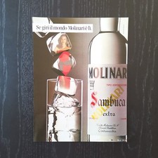 1990 Sambuca Molinari - Original AD Advertising Pubblicità Vintage