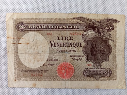 Lire aquila sabauda 1923 - lire,