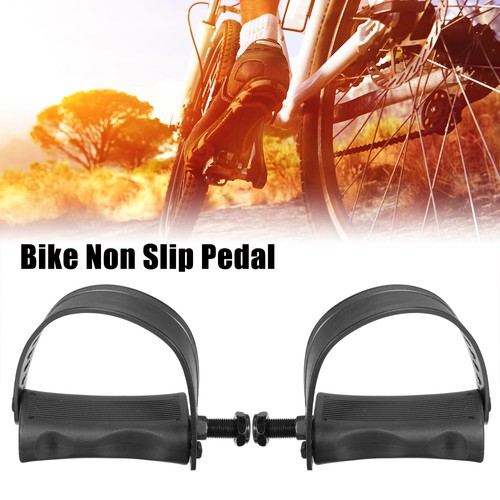 Paio pedali bici con cinghie - pedali,