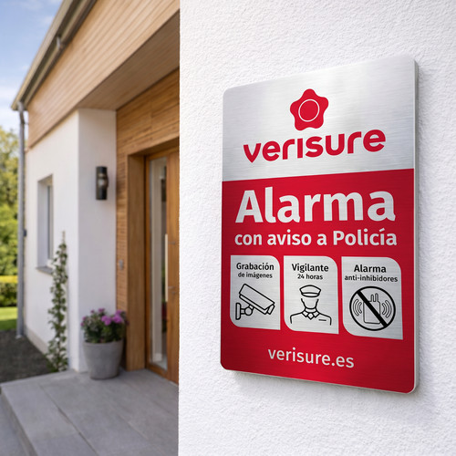 Placa pvc disuasorias de - pvc,