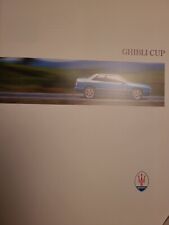 BROCHURE DEPLIANT MASERATI GHIBLI CUP ITALIANO 16 PAG 1996