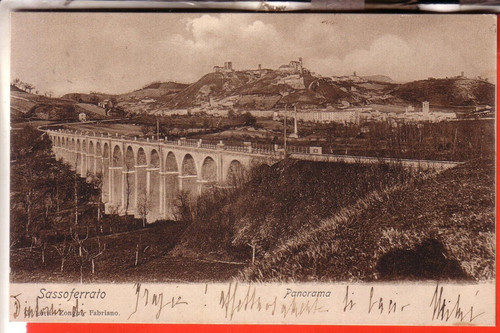 Cartolina sassoferrato fp - cartolina,