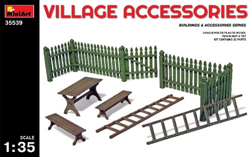 Village accessories diorama - village,