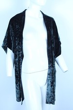 VICTORIA'S SECRET VESTIGLIA KIMONO NERO CINIGLIA T U