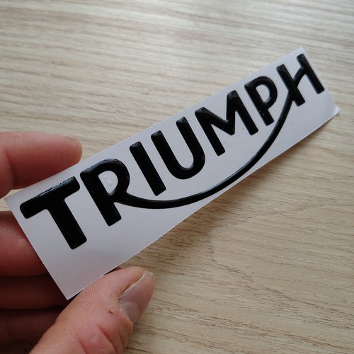 Adesivo resinato triumph - adesivo, 3d