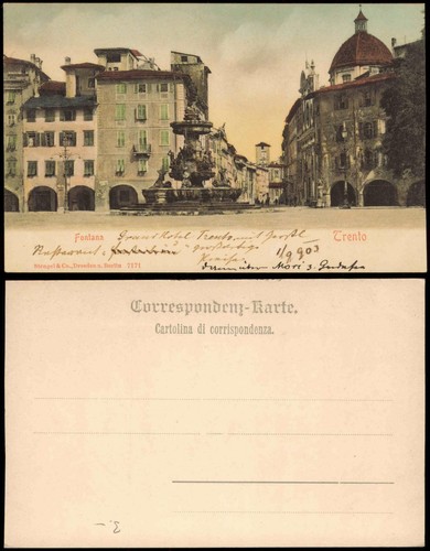 Cartoline trento piazza - piazza,