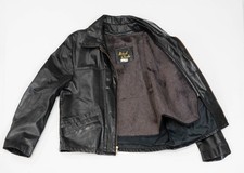 Giacca moto vera pelle vintage