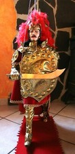 Burattino marionetta Pupo siciliano Orlando da collezione paladino di Francia   