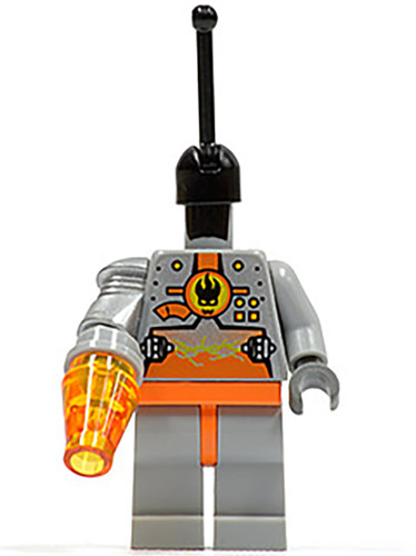 Lego minifigure magma drone - minifigure, "magma