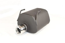 Scarico sportivo ULTER ESD 1x95x65mm ovale arrotolato per Fiat 500S 1.2l dall'anno 2016