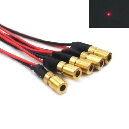 5pcs 635nm 5mw punto rosso - 635nm,