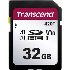 Transcend TS32GSDC420T Scheda SD Industrial 32 GB v30 Video Speed Class
