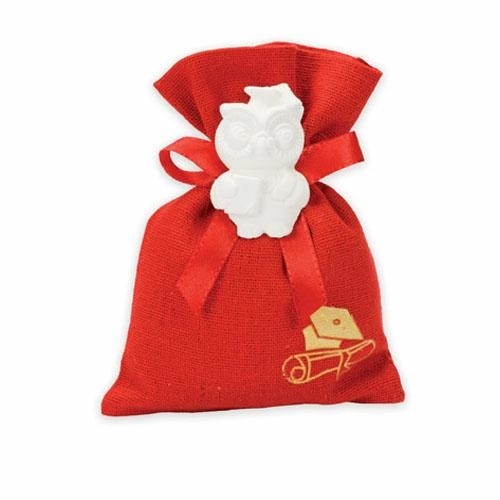 Sacchetti laurea rosso 10pz - laurea,