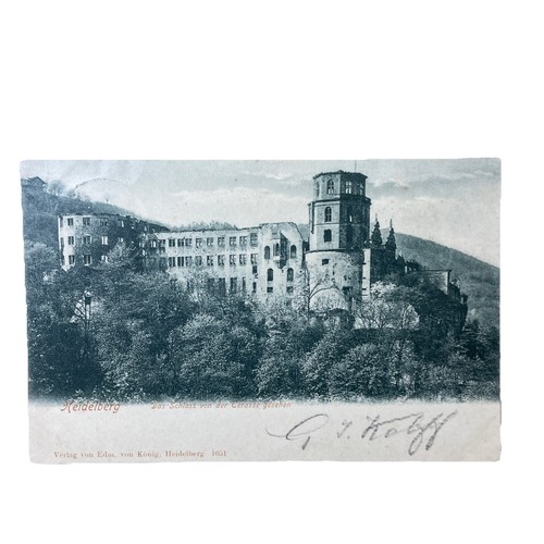 Cartolina postale castello - , di