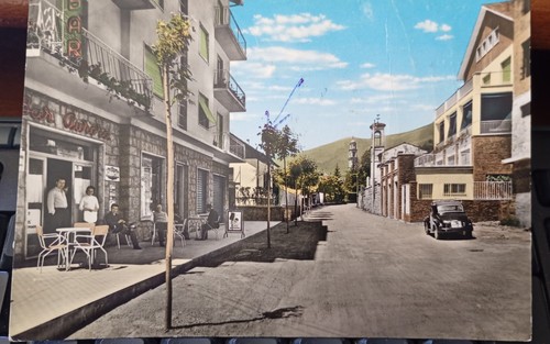 Cartolina clusone bar aurora - clusone,