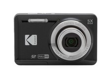 Kodak FZ55 Fotocamera Compatta PIXPRO Nera, Zoom Ottico 5x, 28mm Grandangolo
