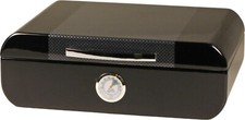 Humidor nero/carbonio lucido -