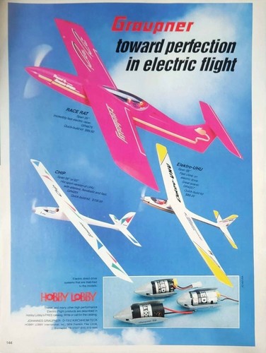 Graupner race rat - rc, aereo