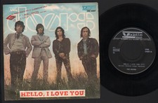 7" DOORS HELLO I LOVE YOU / LOVE STREET ITALY 1969 VEDETTE JIM MORRISON KREIGER