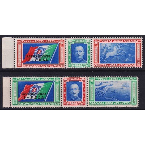 Regno 1933 trittici - p/a,