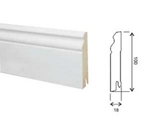 BATTISCOPA BAROCCO IN MDF