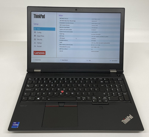 Lenovo p15 gen2 core - lenovo, 15,6"